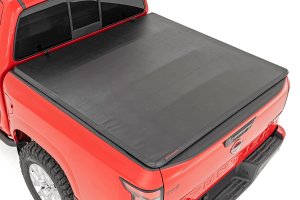 Nissan Frontier Soft Tri-Fold Bed Cover - Rough Country - Tri-Fold Design - '22-'23